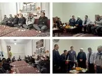 دیدار مدیر حوزه مدیرعامل صبانور با خانواده شهدای دوران دفاع مقدس در بیجار