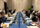 نشست نماینده رئیس جمهور چین و دبیر کل حزب استان هاینان با مقامات عالی اجلاس جهانی مناطق آزاد