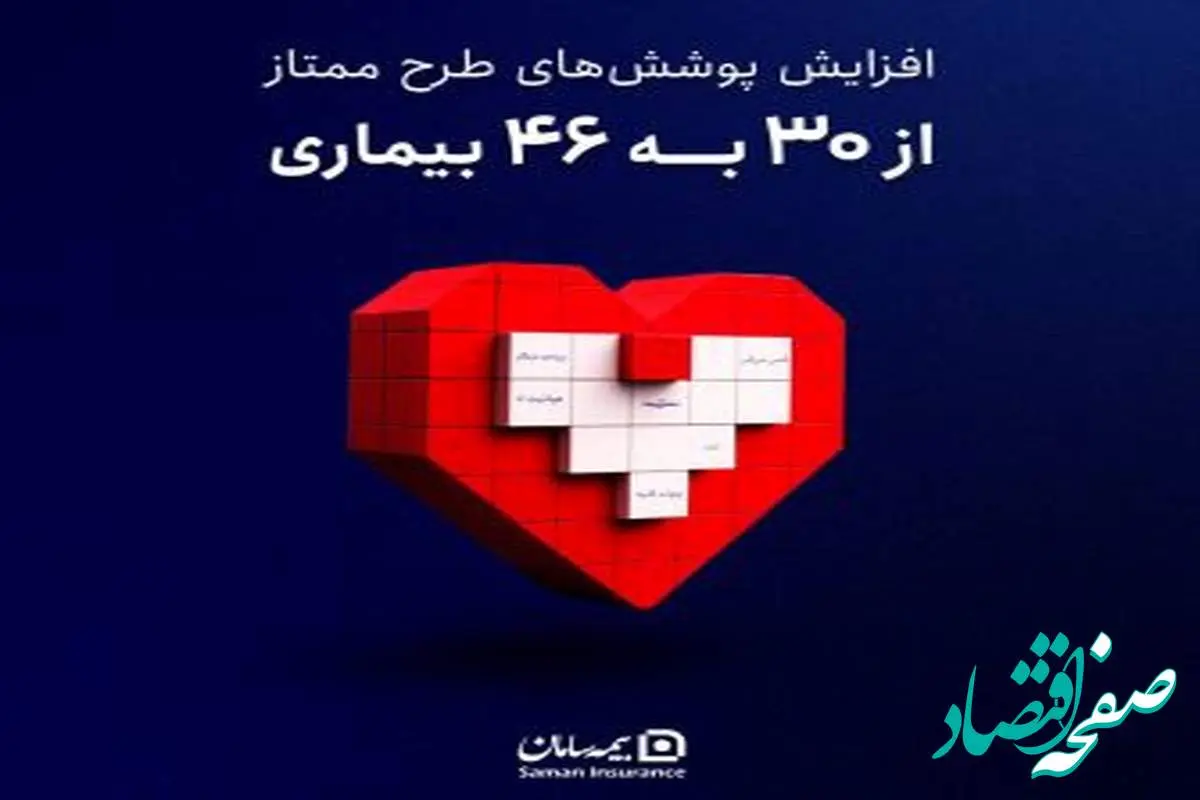 بیمه سامان پوشش بیمه‌ای امراض خاص “ممتاز” دامنه‌ی این پوشش را گسترش داد