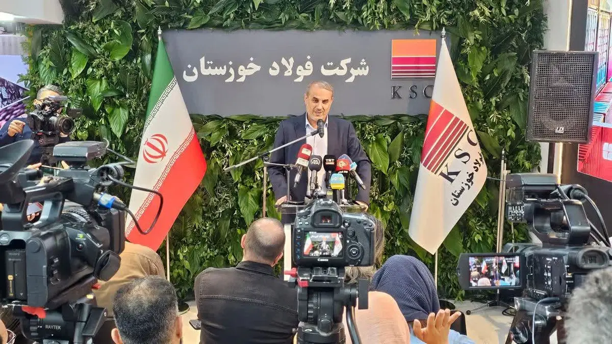  نشست خبری رئیس هیات‌مدیره فولاد خوزستان با اصحاب رسانه برگزار شد