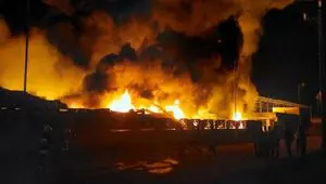 فیلم حمله اسرائیل به میدان پاستور تهران