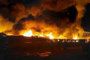 فیلم حمله اسرائیل به میدان پاستور تهران