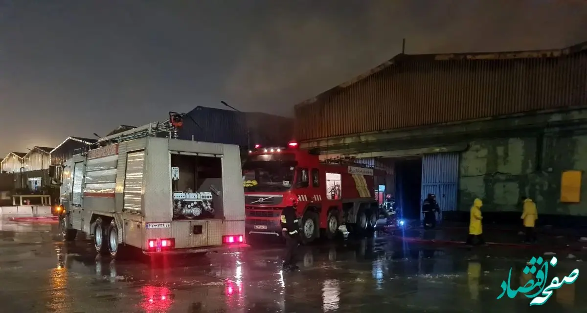 آتش‌سوزی انبار شرکت فولاد خوزستان مهار شد