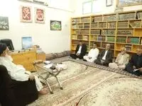 دیدار امیر مقدم مدیرعامل سازمان‌ منطقه آزاد چابهار با امام جمعه اهل‌ سنت چابهار
