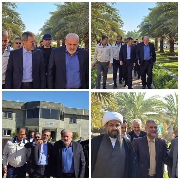 بازدید وزیر نیرو از فجر انرژی خلیج‌فارس/ تعامل برای کمک فجر به کاهش ناترازی و ورود به بورس انرژی