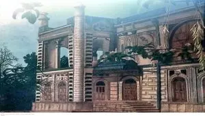 خلق اثر نقاشی از کاخ سردار ماکو در پارک امام (ره)