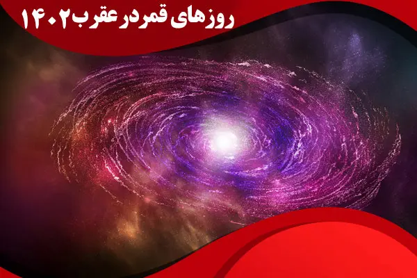 چه روزهایی از دی ماه ۱۴۰۲ قمر در عقرب است؟