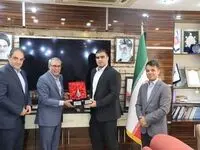دیدار سرمربی تیم ملی کشتی فرنگی با مدیرعامل سازمان اموال تملیکی