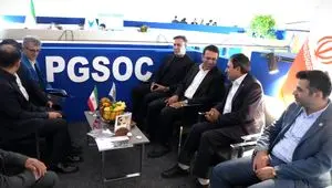بازدید مدیران ارشد بیمه ایران از غرفه بیمه‌گزاران بزرگ صنعت نفت کشور