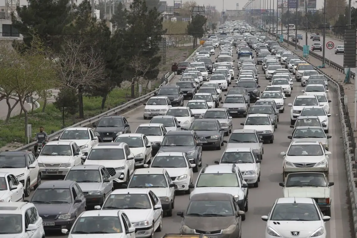 آخرین وضعیت ترافیک در 3 مسیر ورودی تهران امروز ۲۱ تیر ۱۴۰۵