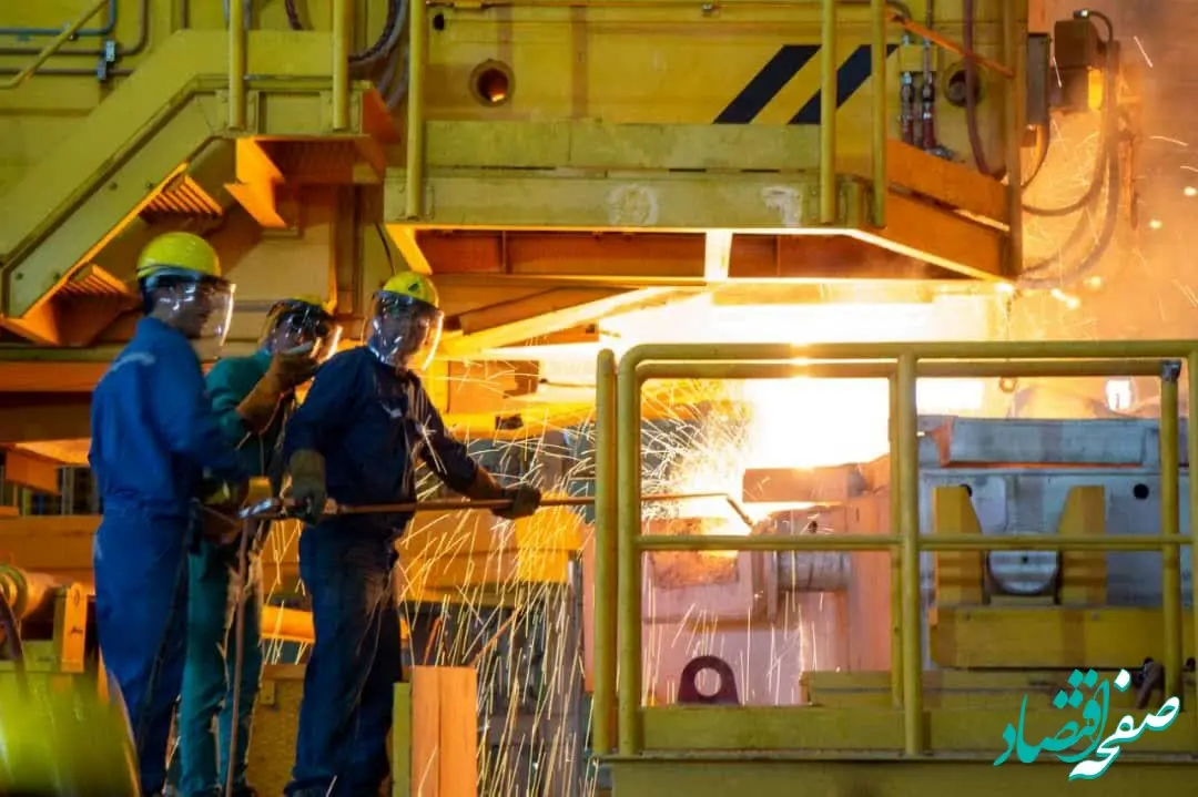 دستیابی به رکورد ۱۲ ذوب متوالی در واحد فولادسازی ۲ شرکت فولاد آلیاژی ایران