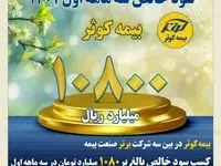 کسب سود خالص بالغ بر ۱۰۸۰ میلیارد تومان در سه ماهه اول