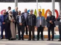  اهتزاز پرچم معظم عزای حسینی در سیرجان