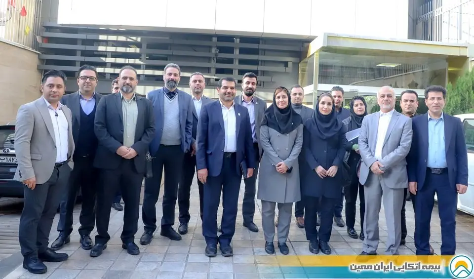 بازدید مدیرعامل هلدینگ توسعه کسب و کار سبا و هیئت همراه از بیمه اتکایی ایرانمعین