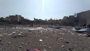 اخبار جنگ؛ مجموعه ورزشی شهید پناهی تهران درپی حملات هوایی آمریکا و اسرائیل تخریب شد 