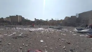 اخبار جنگ؛ مجموعه ورزشی شهید پناهی تهران درپی حملات هوایی آمریکا و اسرائیل تخریب شد 