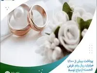 پرداخت بیش از ۱/۱۰۰ میلیارد ریال وام قرض الحسنه ازدواج