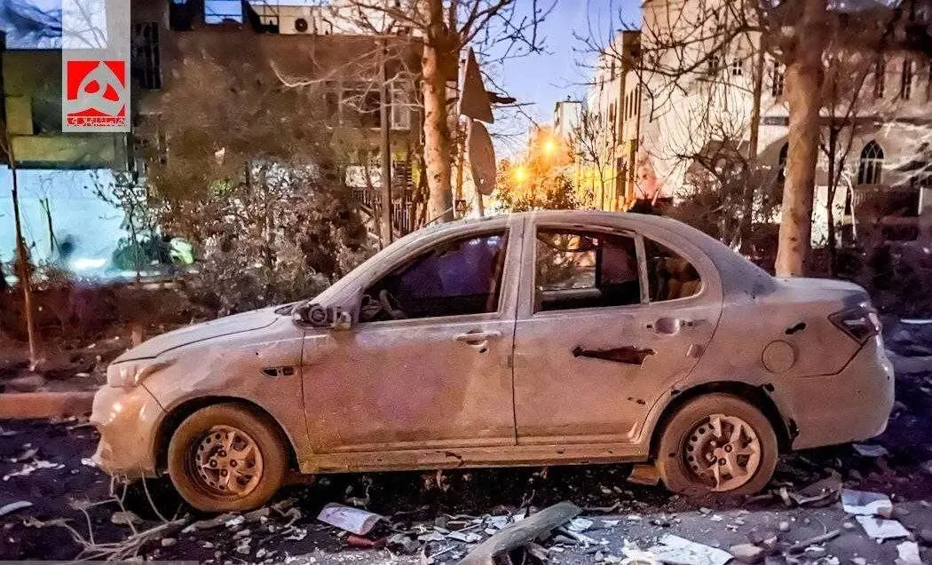 حملات موشکی آمریکا و رژیم صهیونیستی به کلانتری ۱۰۴ عباس آباد | تصاویر